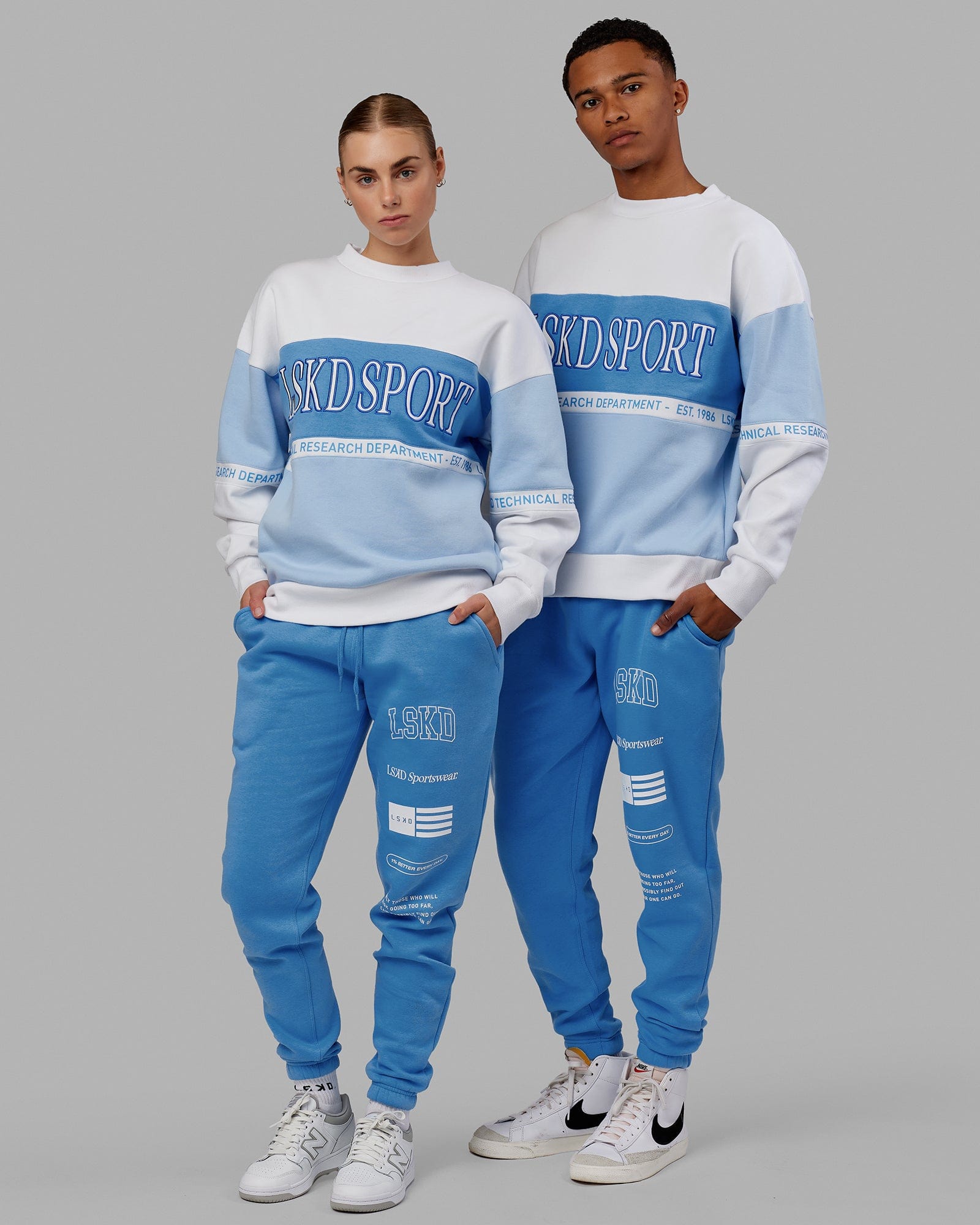 Unisex Academy Track Pants - Azure Blue – LSKD