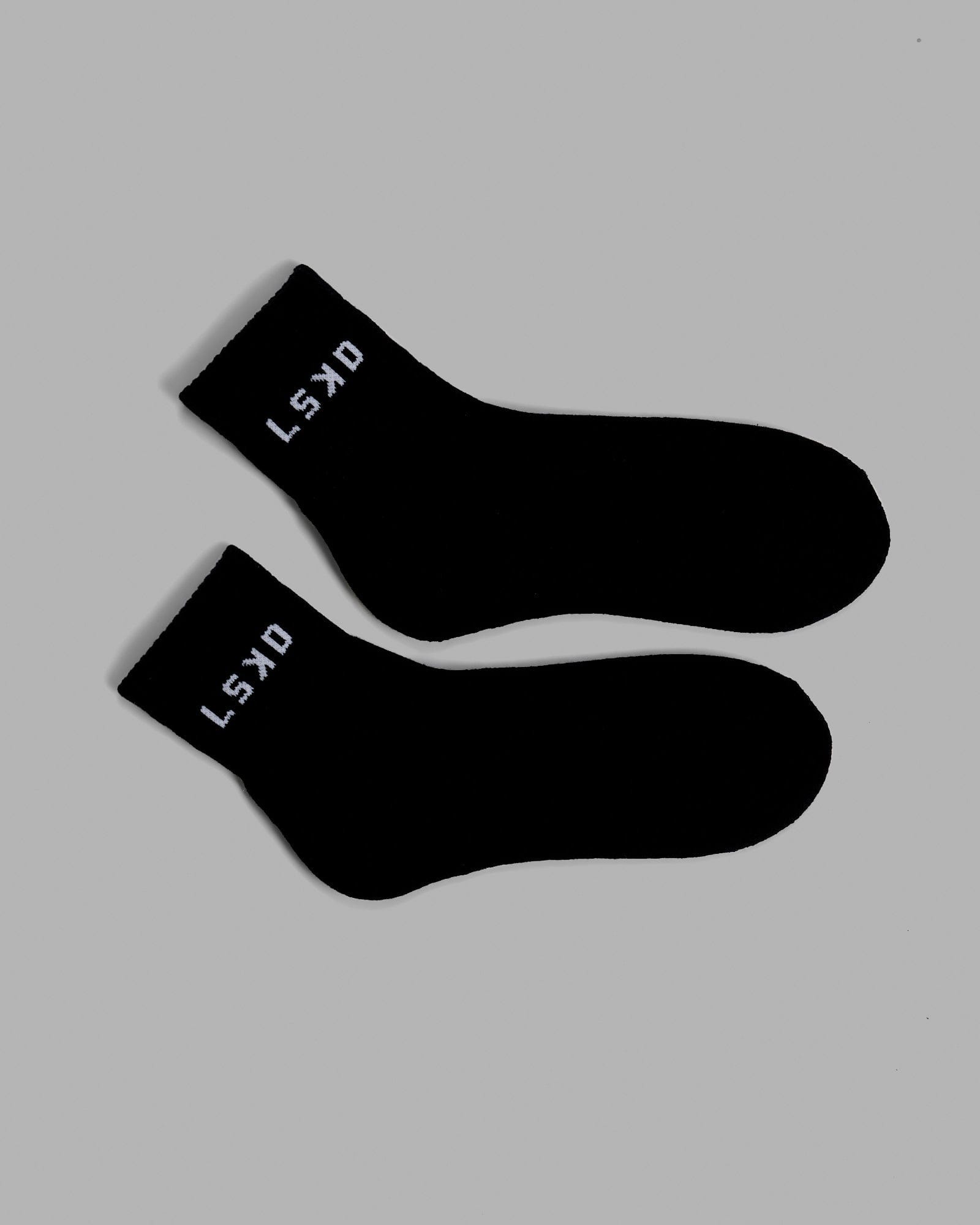 Hodads Gym Socks Grey Black