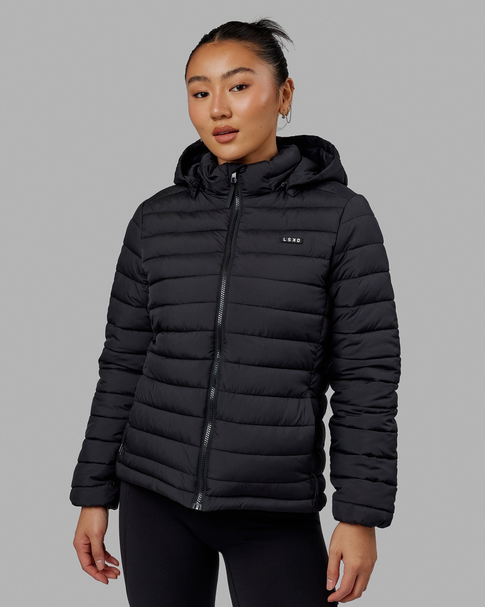 Womens All Day Puffer Jacket - Black