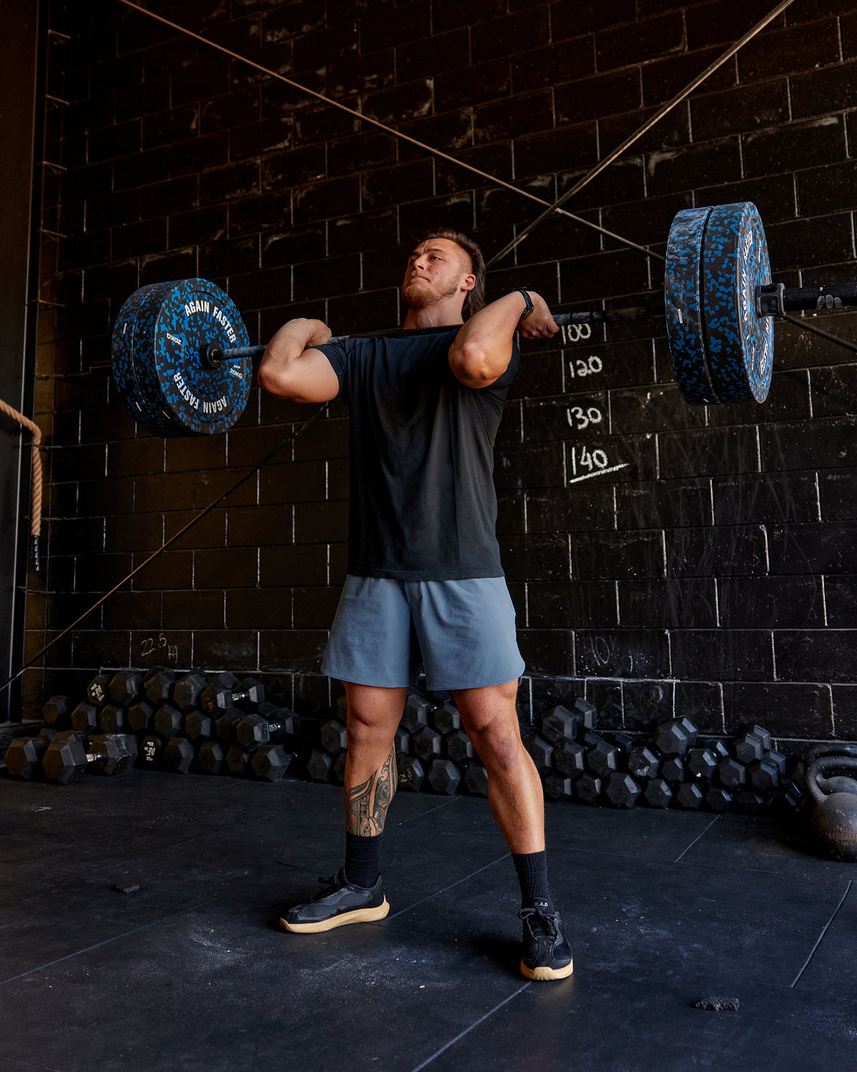 Man wearing Lift 6" Performance Shorts - Elemental Blue