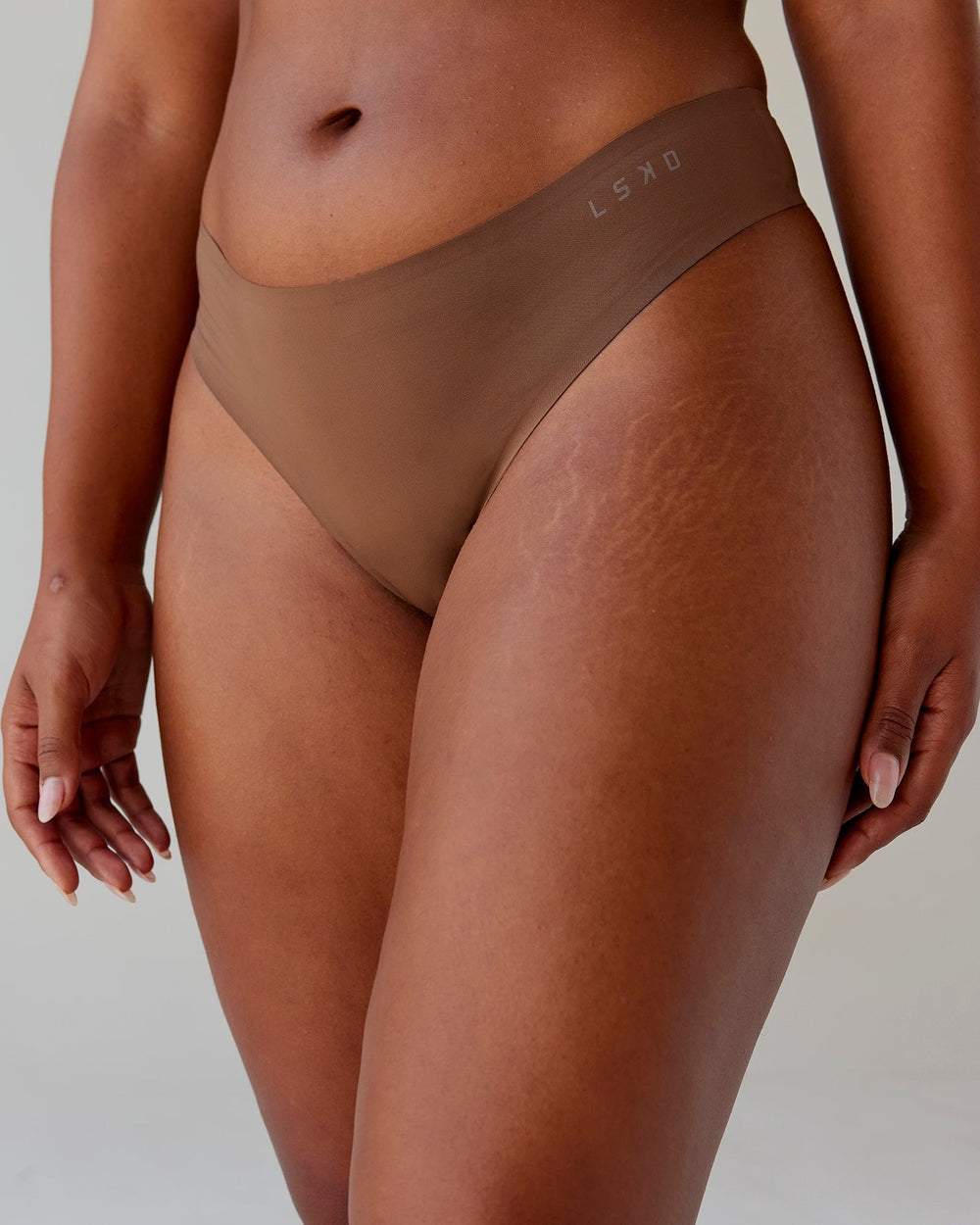 Seamless G-String 3 Pack - Mocha