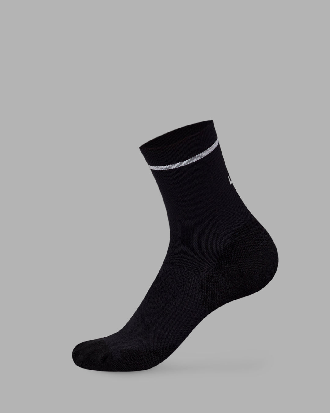 Fast Performance Quarter Socks - Black-White