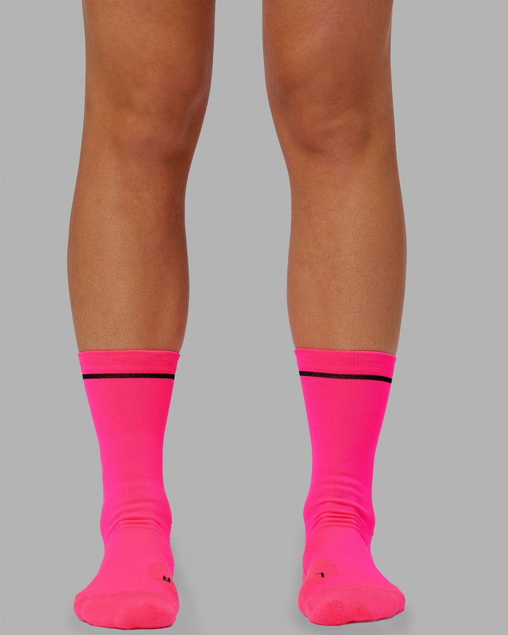 Fast Performance Socks - Neon Pink-Black
