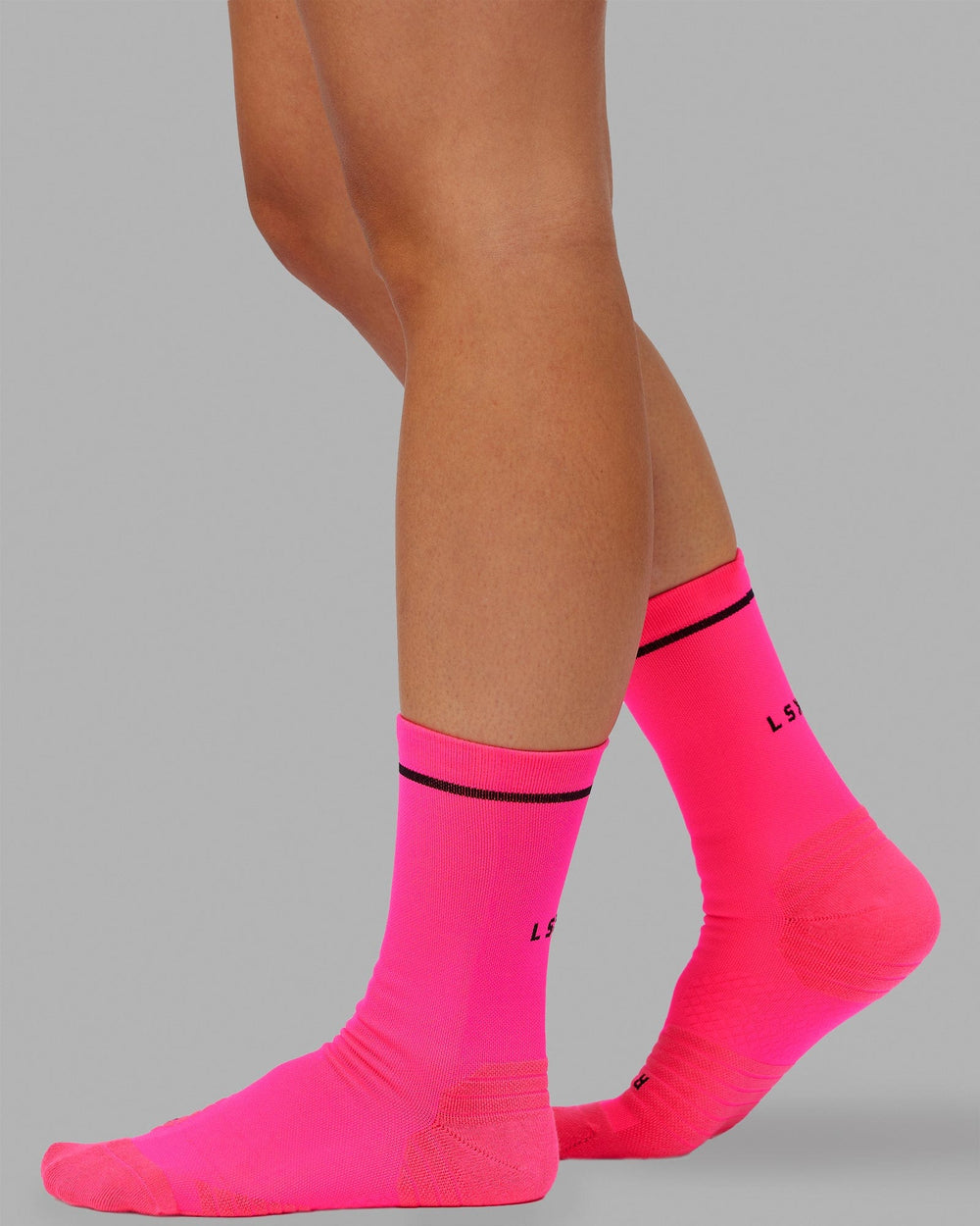 Fast Performance Socks - Neon Pink-Black