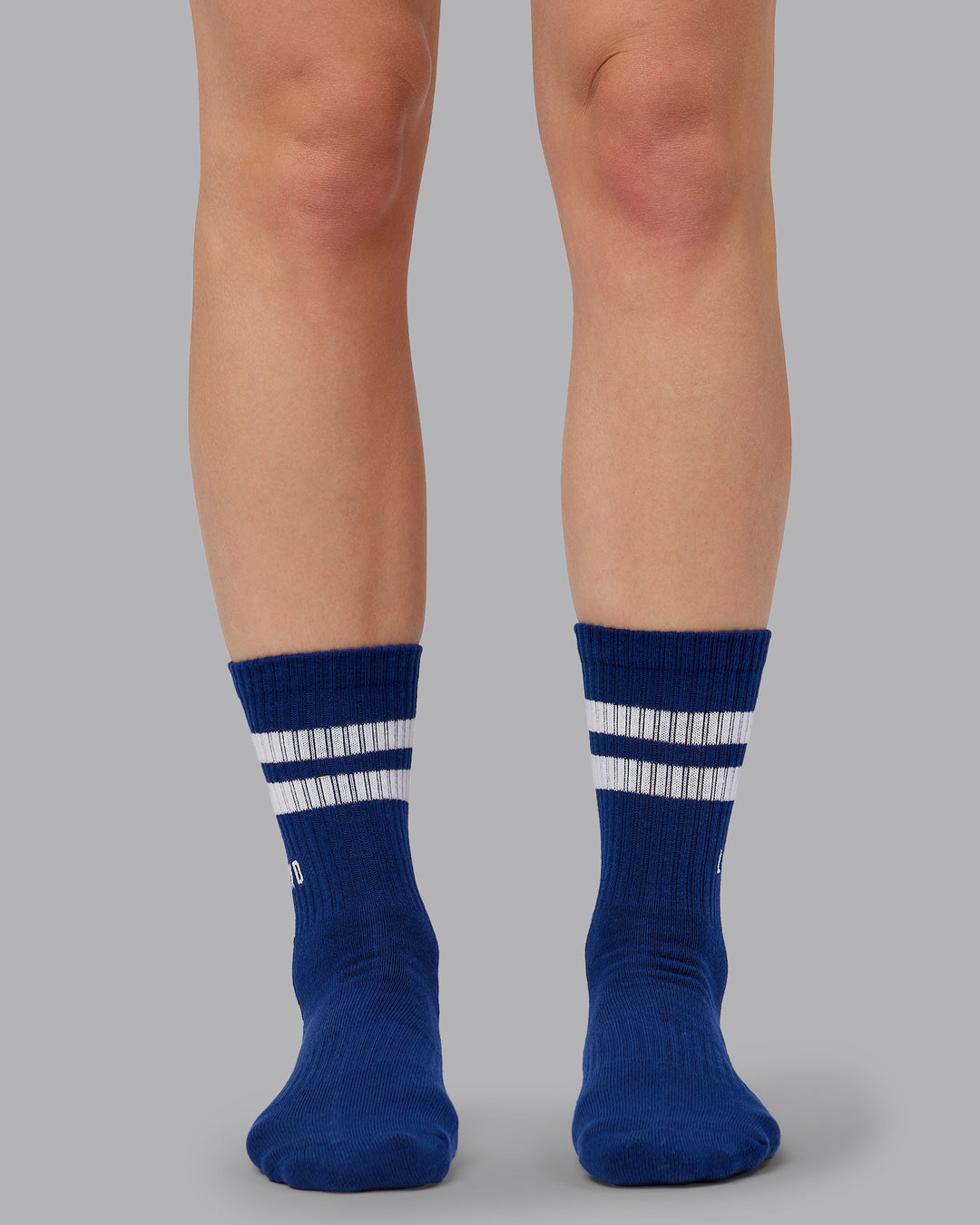 Heritage Crew Pilates Grip Socks - Midnight Blue