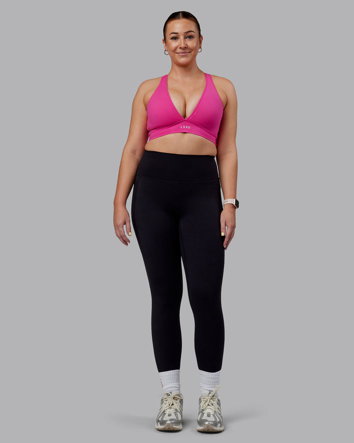 Stamina Sports Bra (D/DD/E) - Fuchsia Pink
