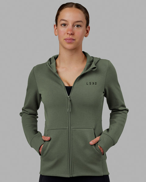 Dark grey zip up cheap hoodie womens