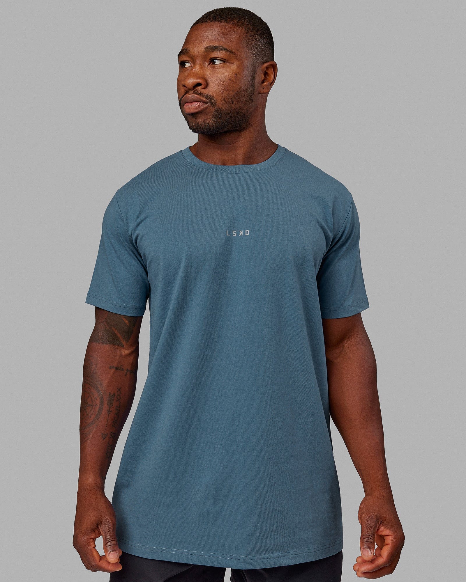 Base FLXCotton Tee - Elemental Blue | LSKD