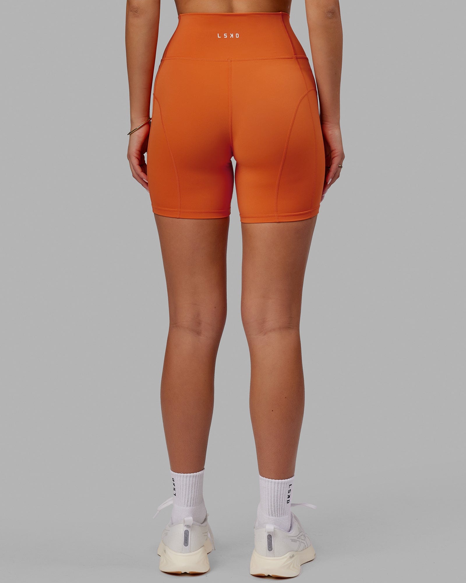 Burnt orange sales biker shorts