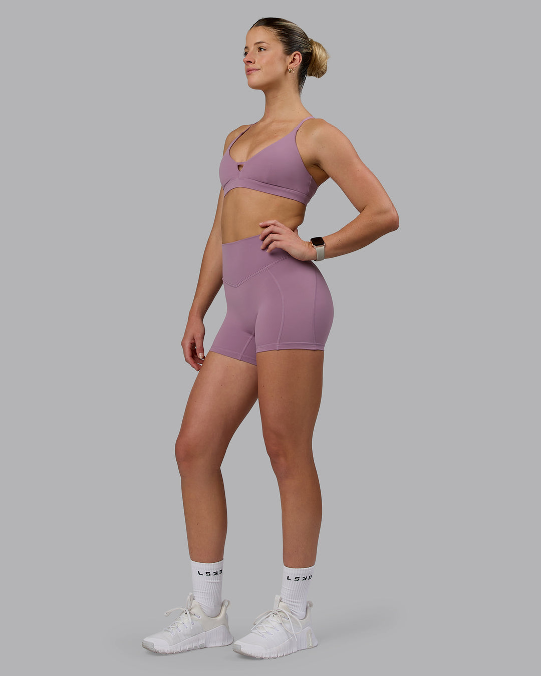 Woman wearing Blaze X-Shorts - Grape