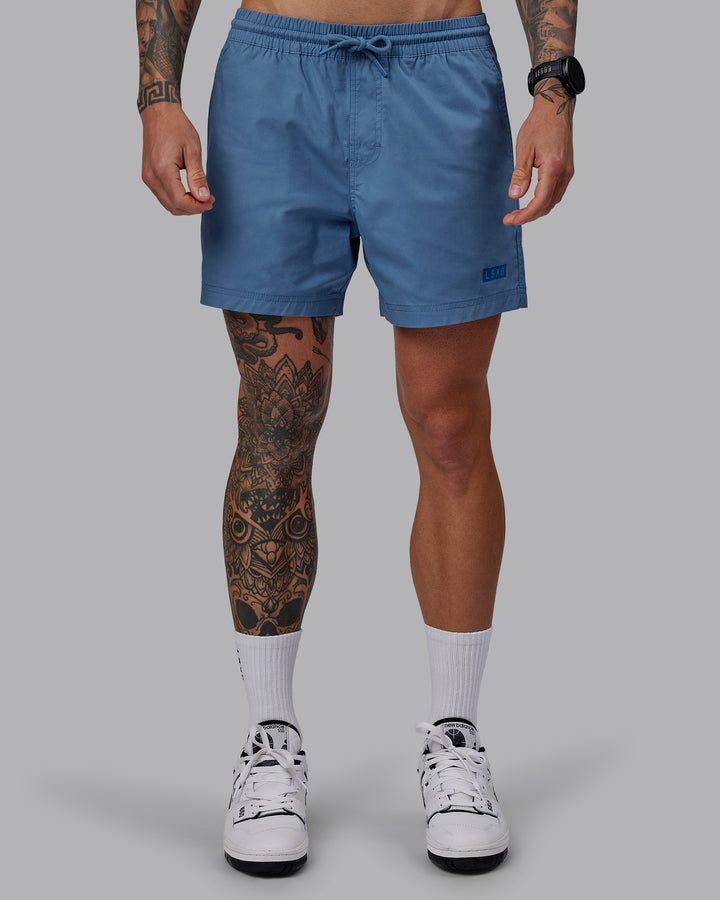 Man wearing Daily 5&quot; Shorts - Elemental Blue
