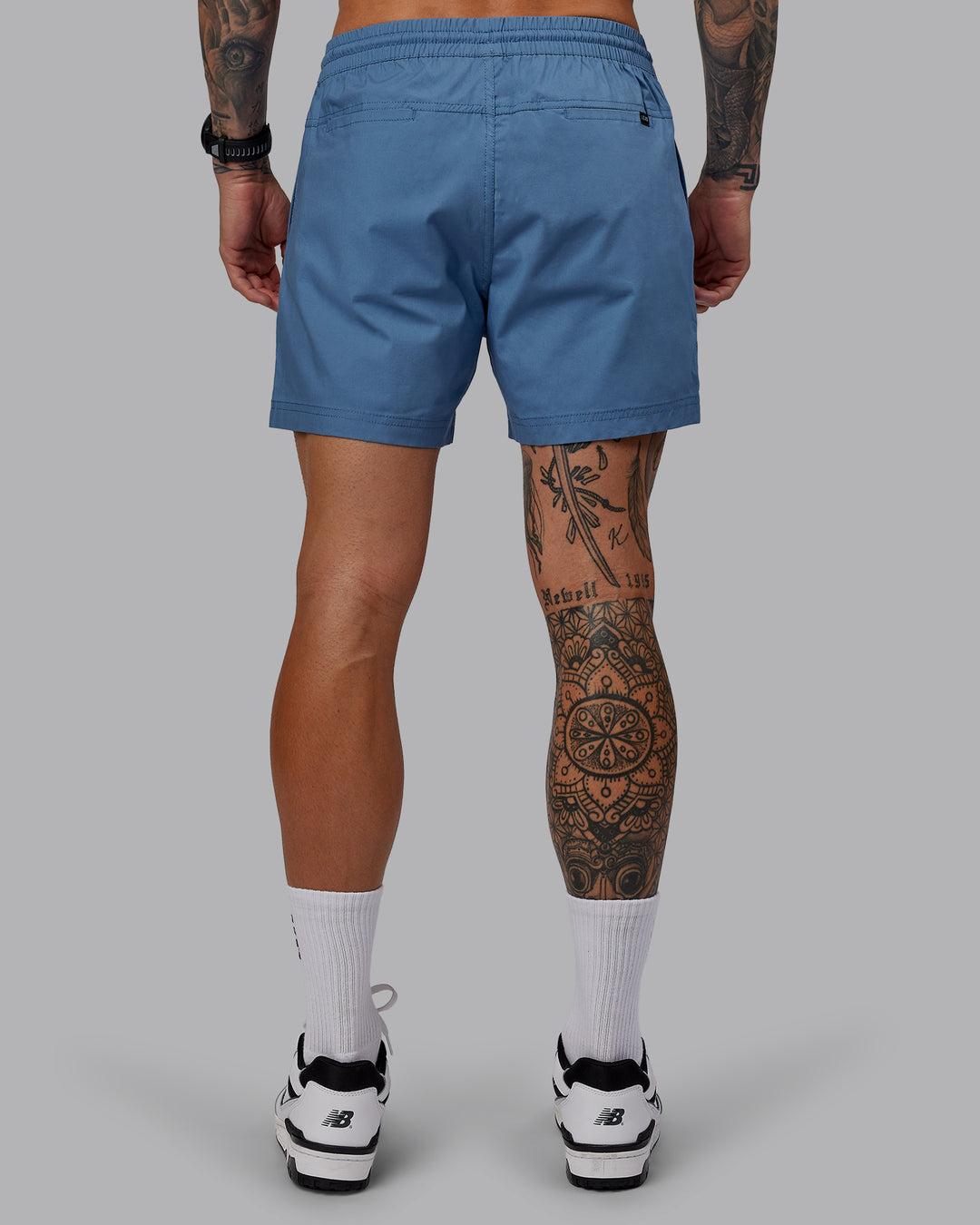 Man wearing Daily 5&quot; Shorts - Elemental Blue