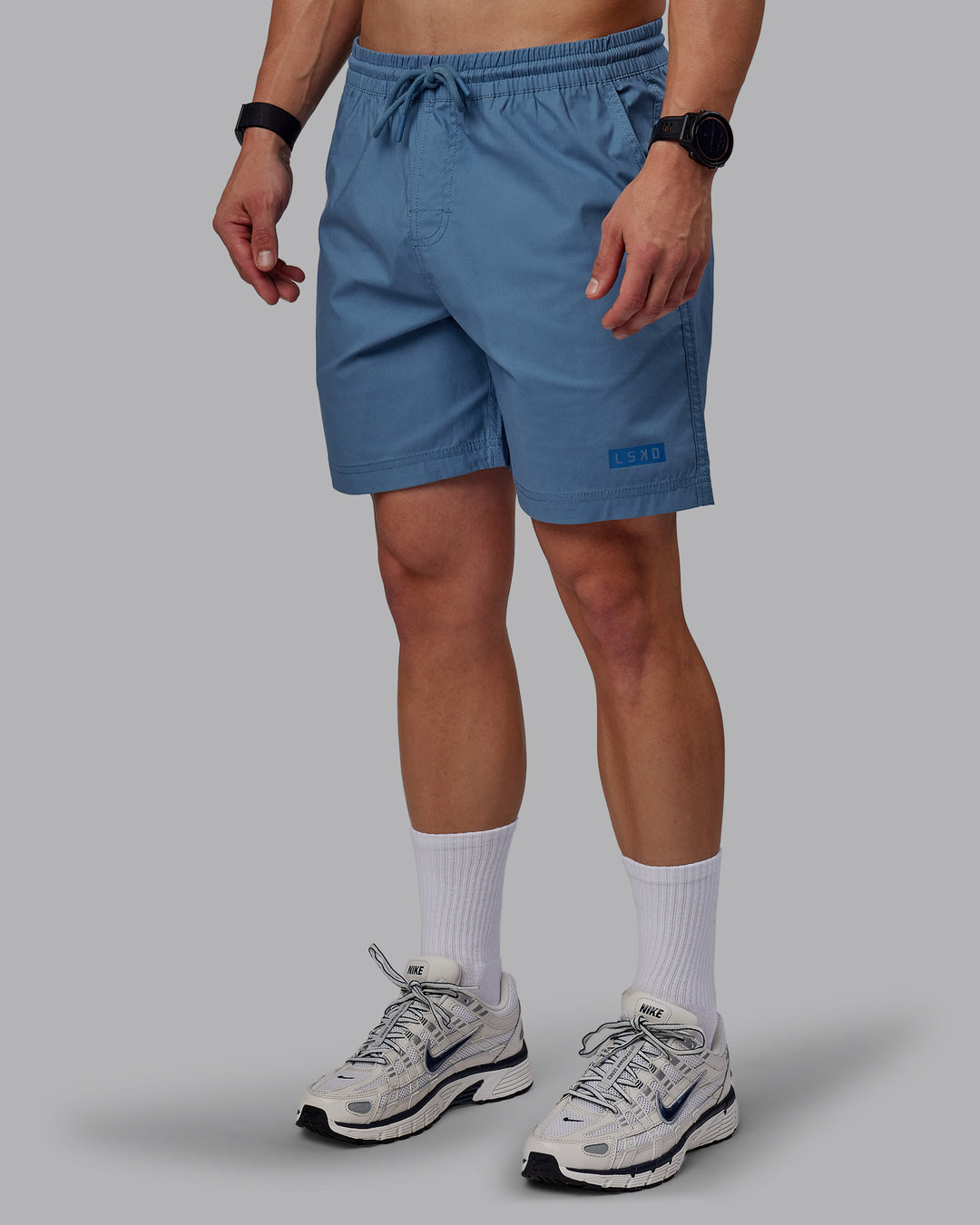 Man wearing Daily Shorts - Elemental Blue