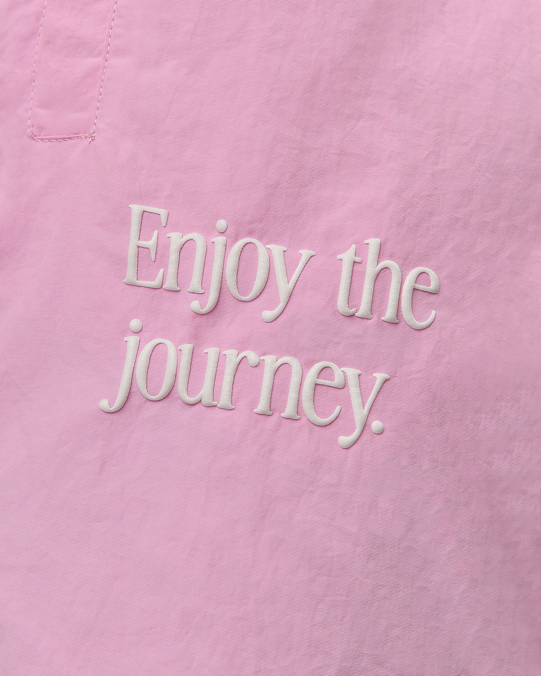 Man wearing Enjoy The Journey 5&quot; Shorts - Bubblegum