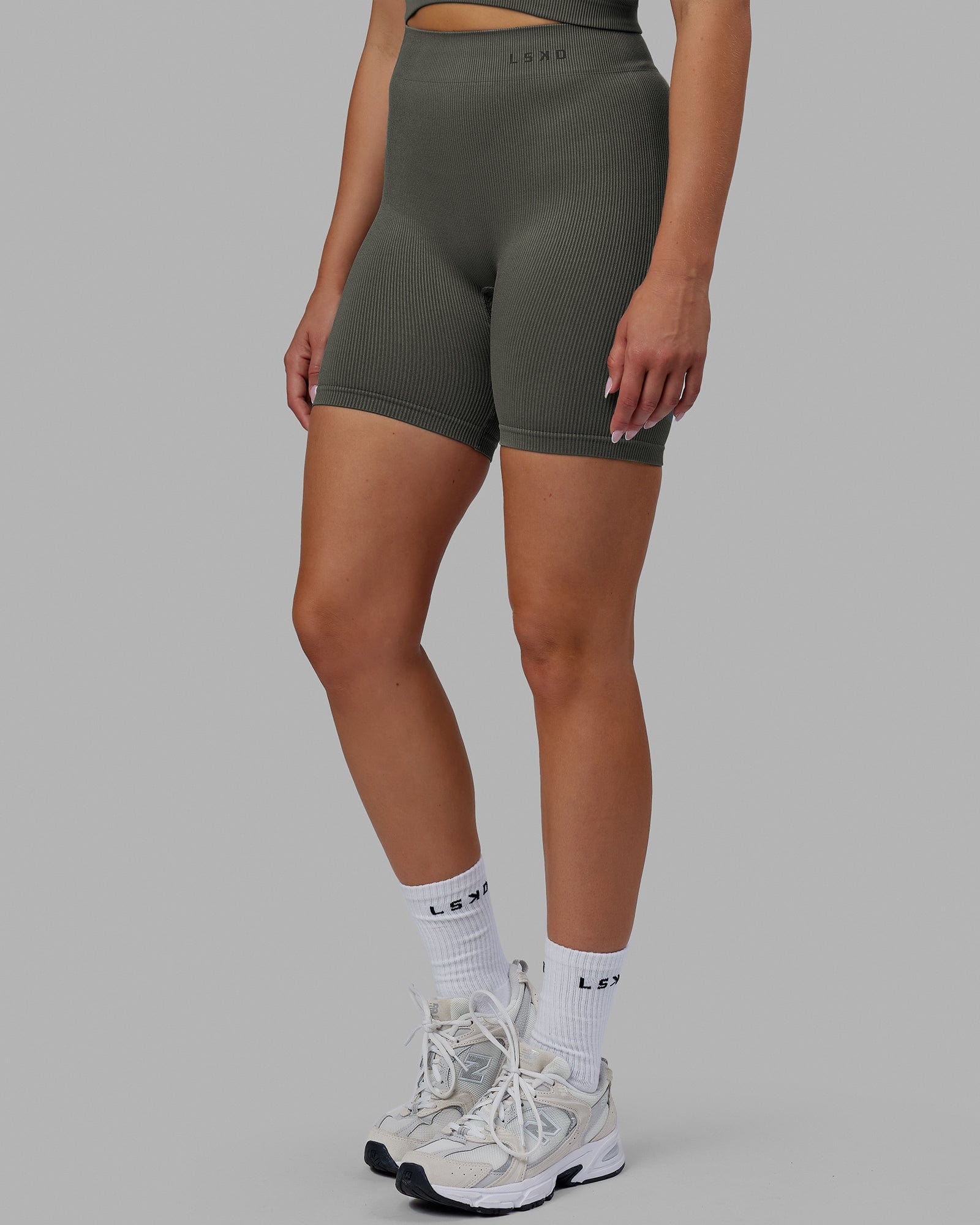 Ribbed seamless biker store shorts