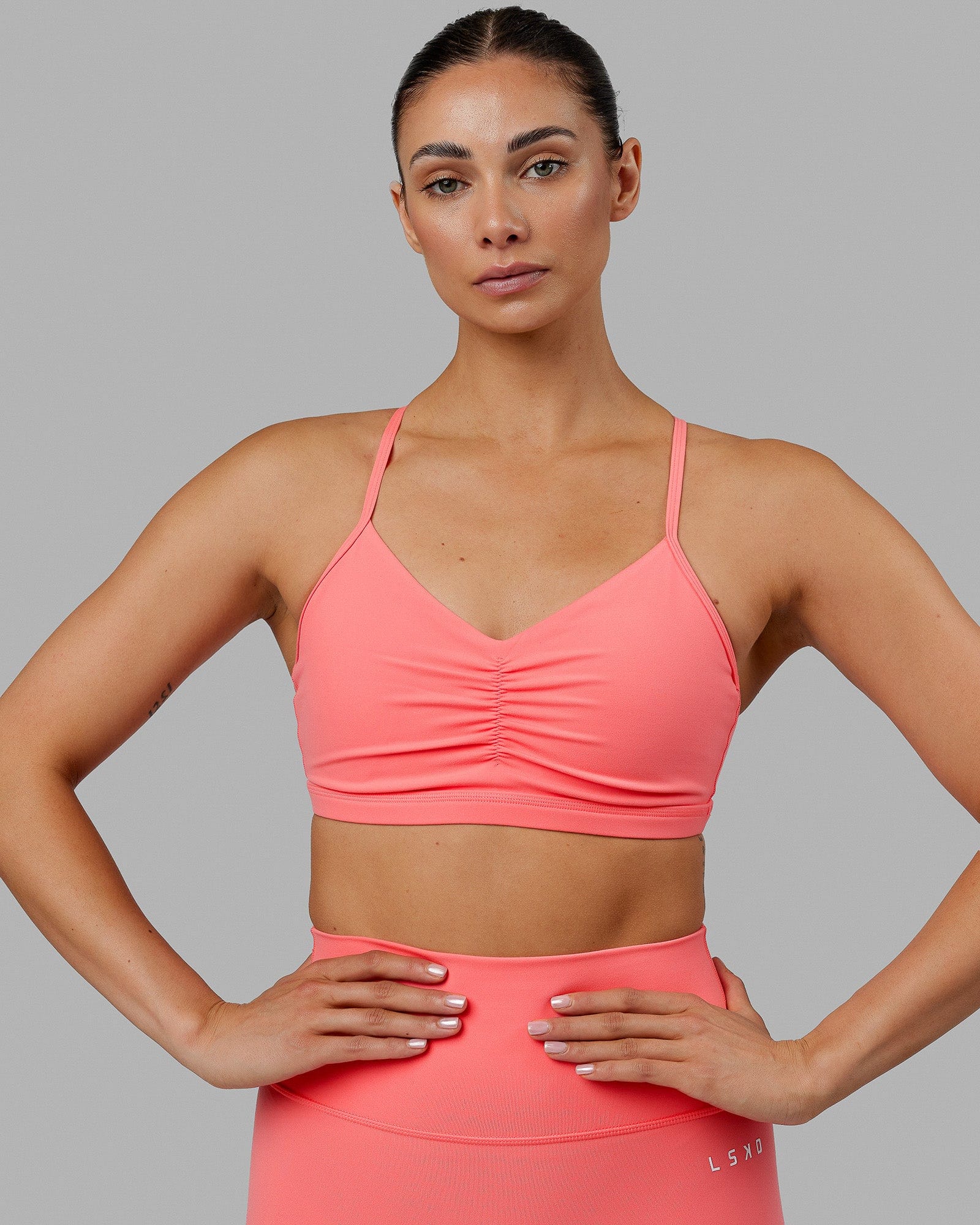 Coral sale sports top