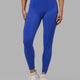Woman wearing Fusion Full Length Tights - Power Cobalt