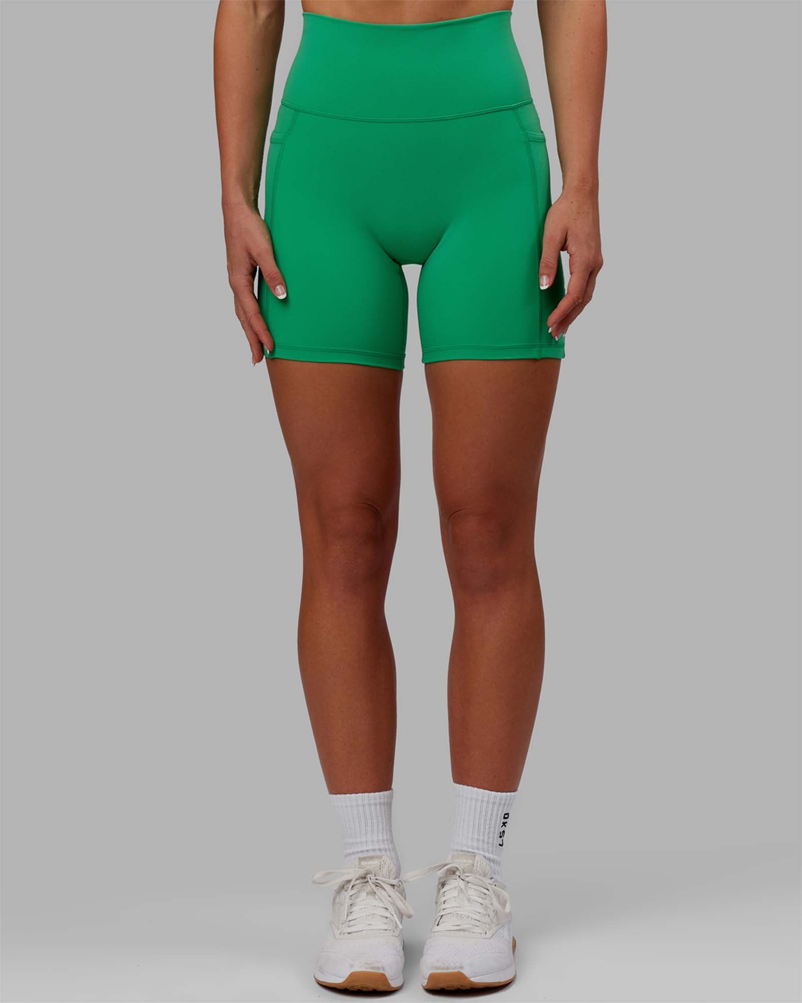 Fusion Mid Short Tights - Holly Green | LSKD