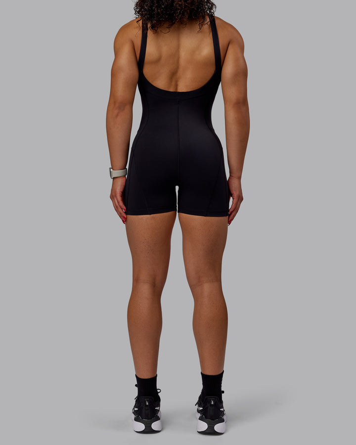 Woman wearing Inertia Bodysuit - Black
