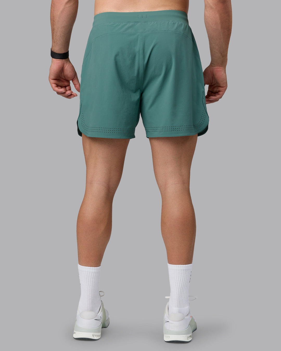 Man wearing Lift 6&quot; Lined Performance Shorts - Sagebrush