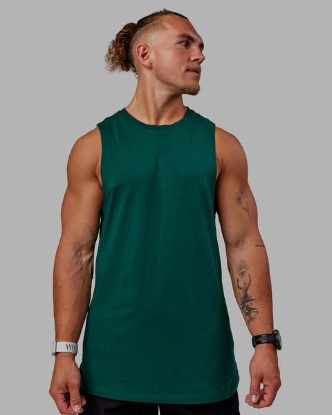 Mens Deluxe PimaFLX Tank Deep Emerald LSKD