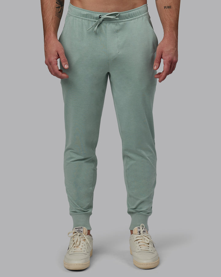 Man Wearing Restore CloudFLX Jogger - Iceberg Green Marl
