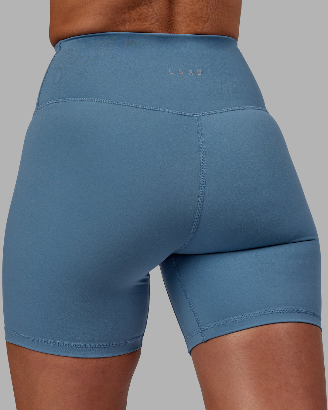 Woman wearing RXD High Waist Mid Short Tights - Elemental Blue