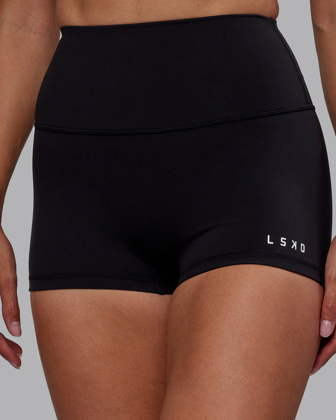 Woman wearing RXD High Waist Micro Short Tights - Black