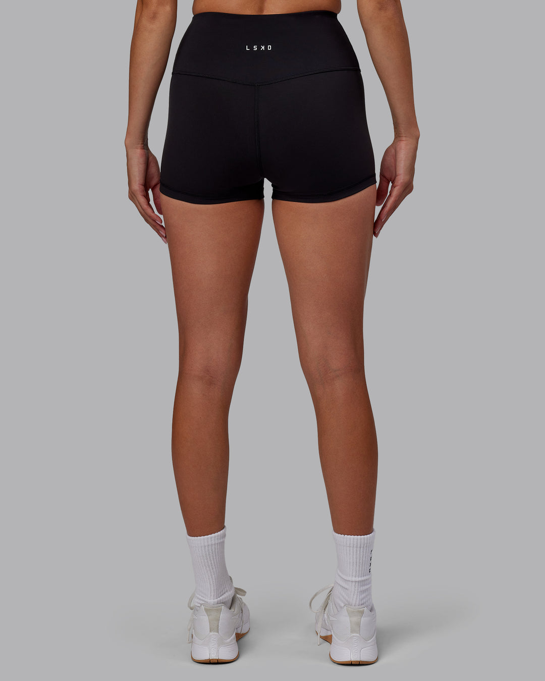 Woman wearing RXD High Waist Micro Short Tights - Black