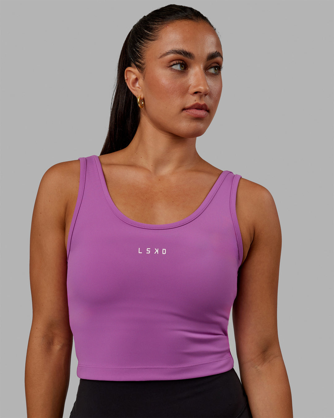 Woman wearing Reflex Active Tank - Hyper Violet