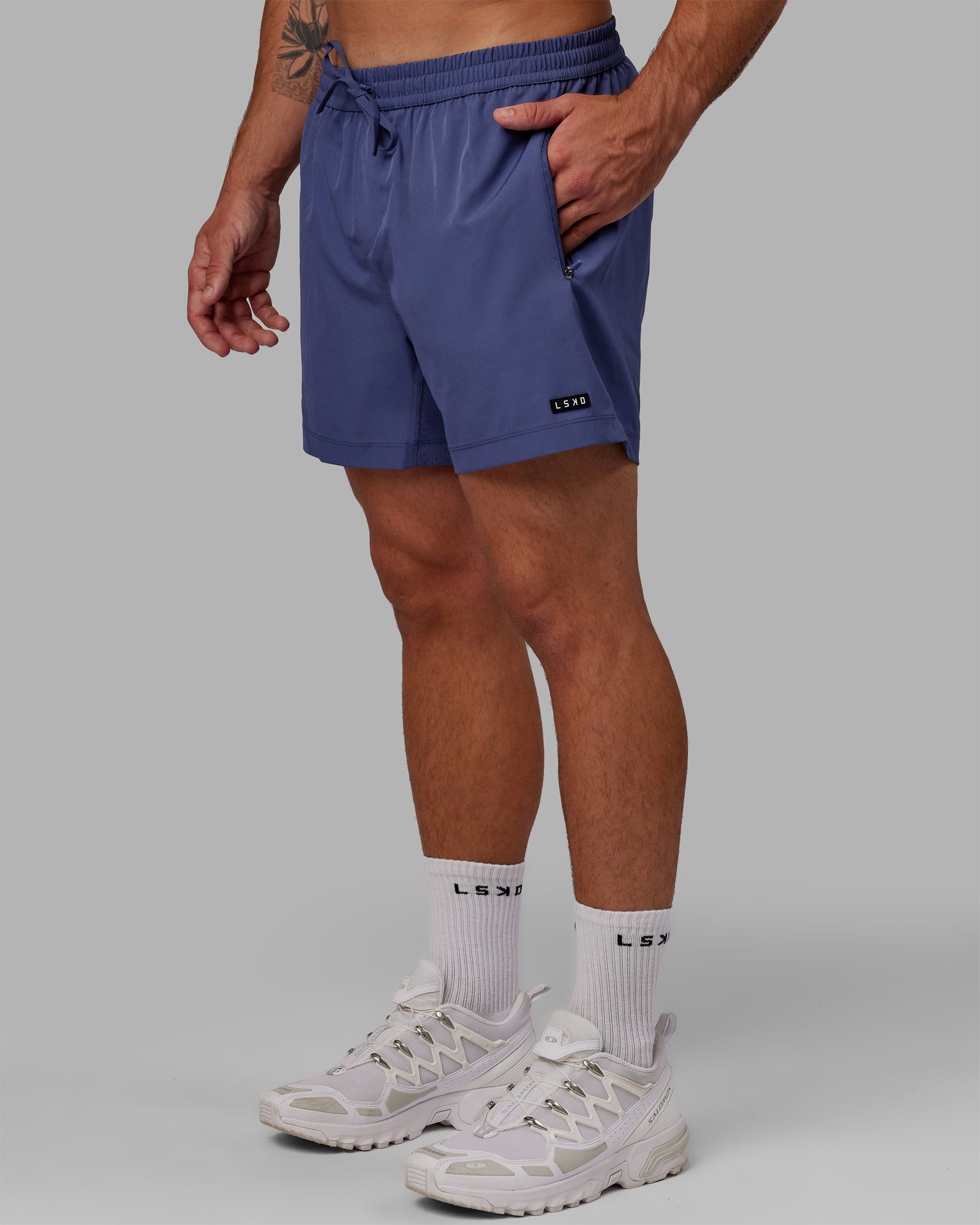 Rep 5 Lined Performance Shorts - Future Dusk