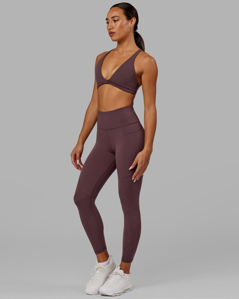 Rep 7/8 Length Tights - Plum