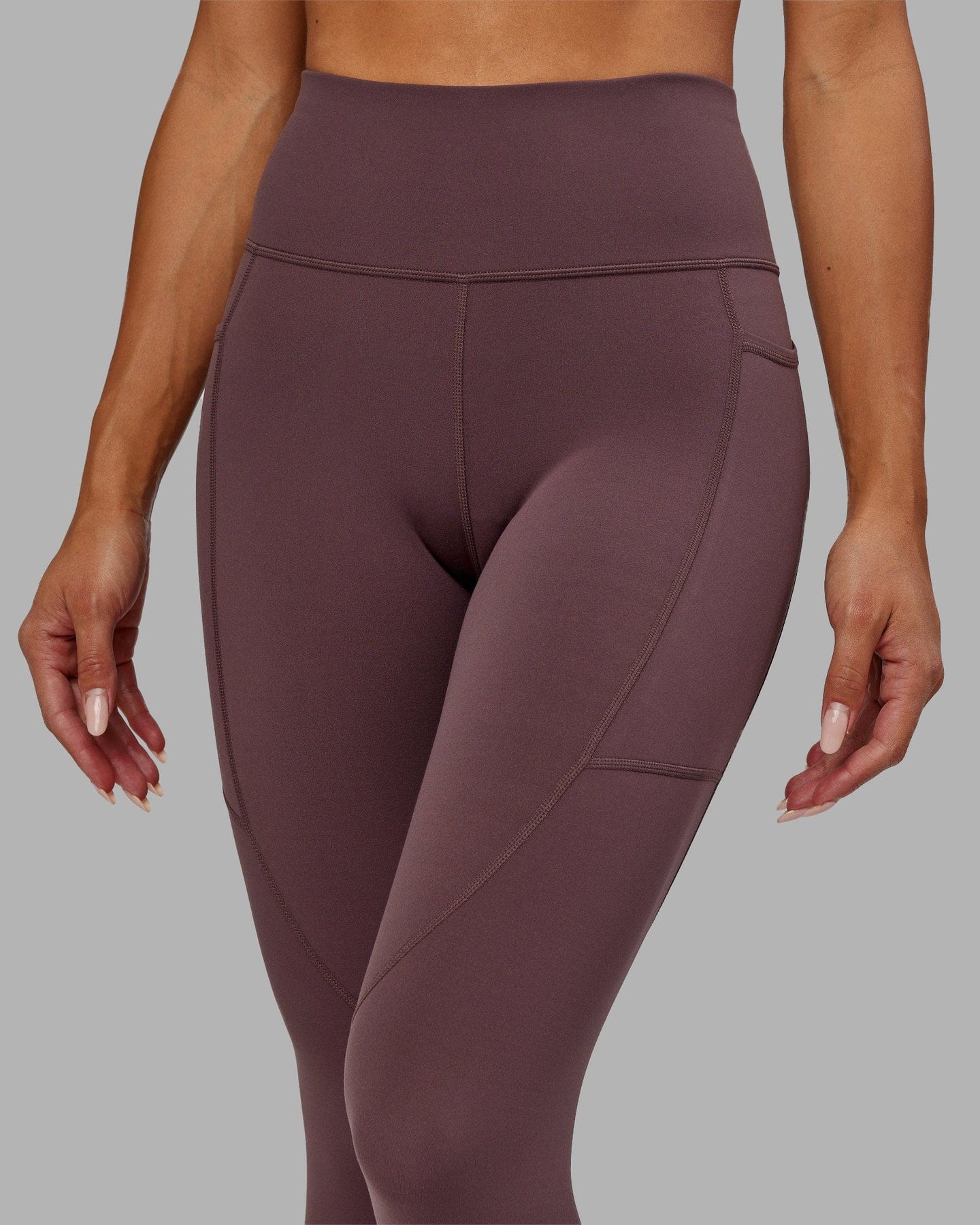 Rep 7/8 Length Tights - Plum