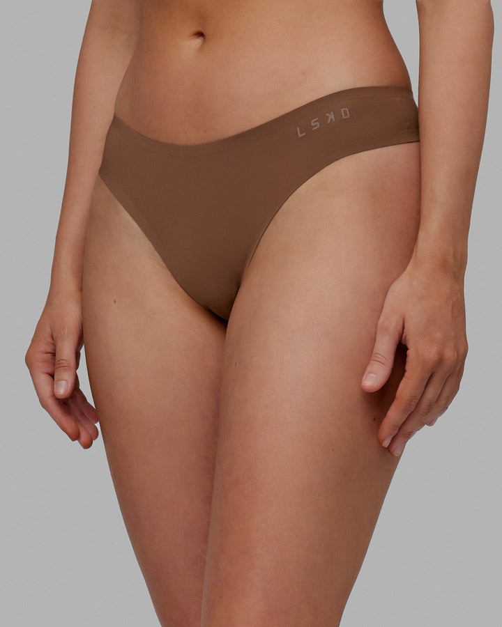 Seamless G-String 3 Pack - Mocha
