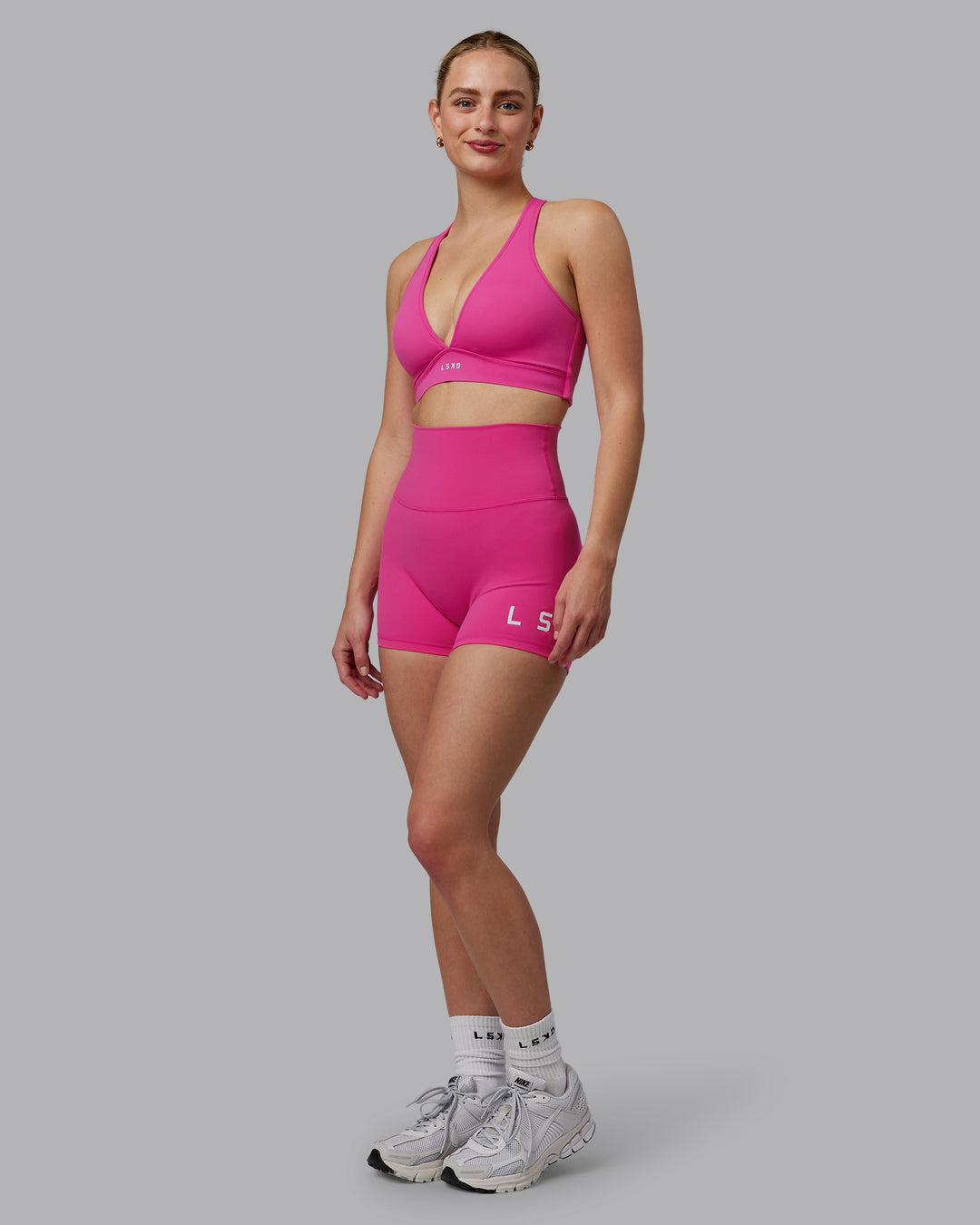 Stamina Sports Bra (D/DD/E) - Fuchsia Pink