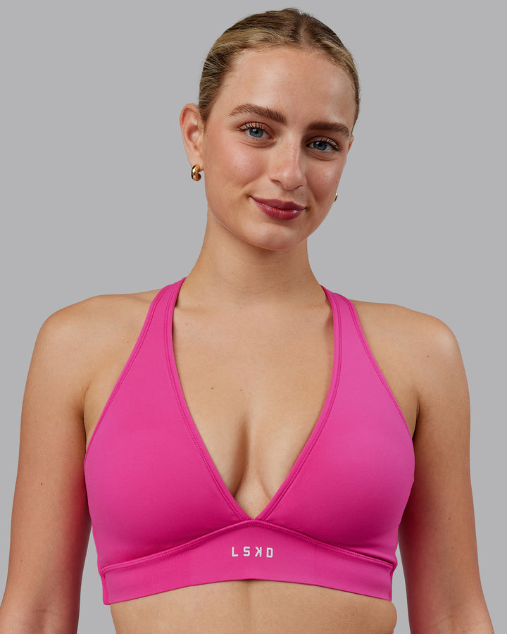 Stamina Sports Bra (D/DD/E) - Fuchsia Pink
