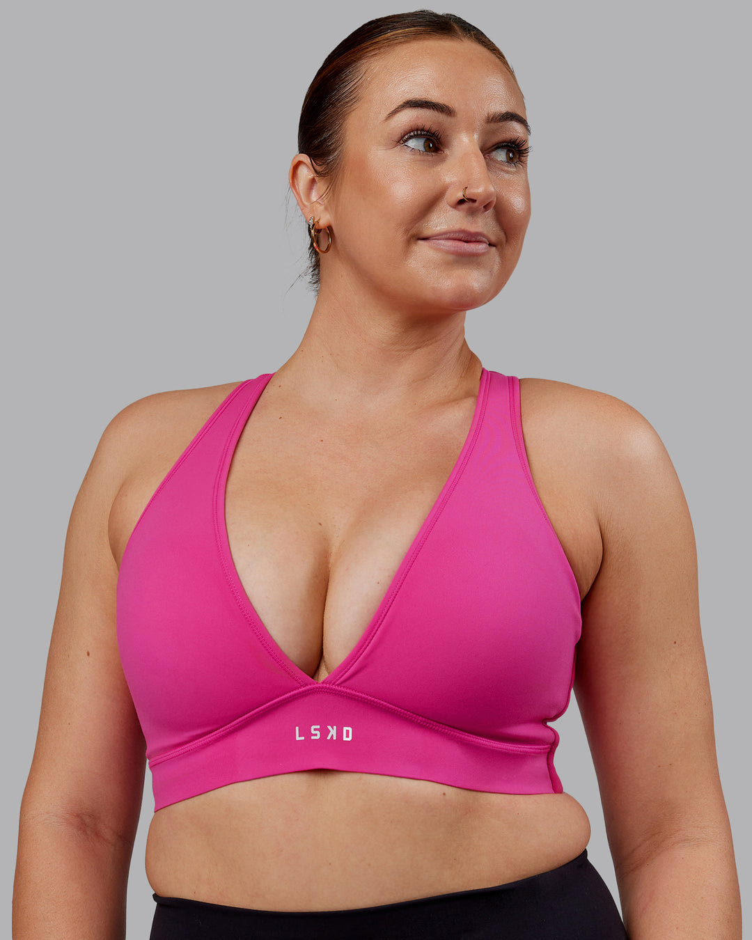 Stamina Sports Bra (D/DD/E) - Fuchsia Pink