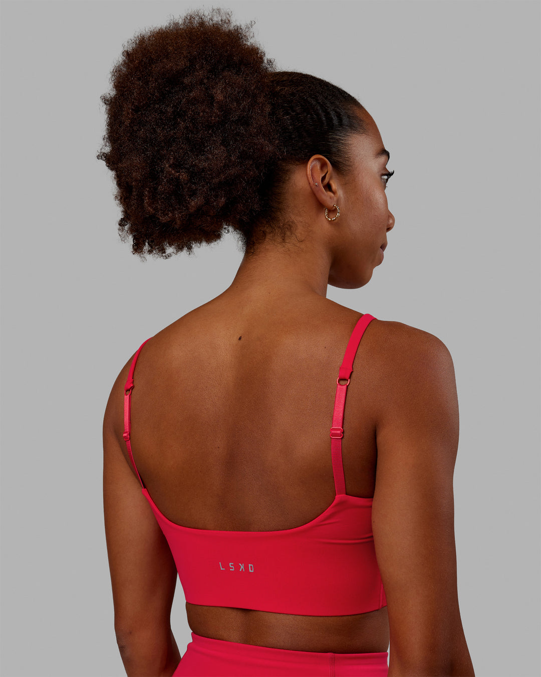 Women Wearing Streamline Bra - Scarlet