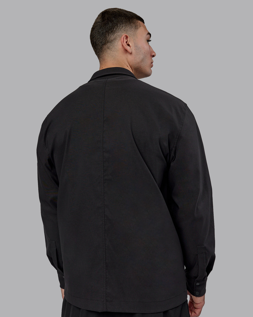 Man wearing Street-Tech Jacket - Black