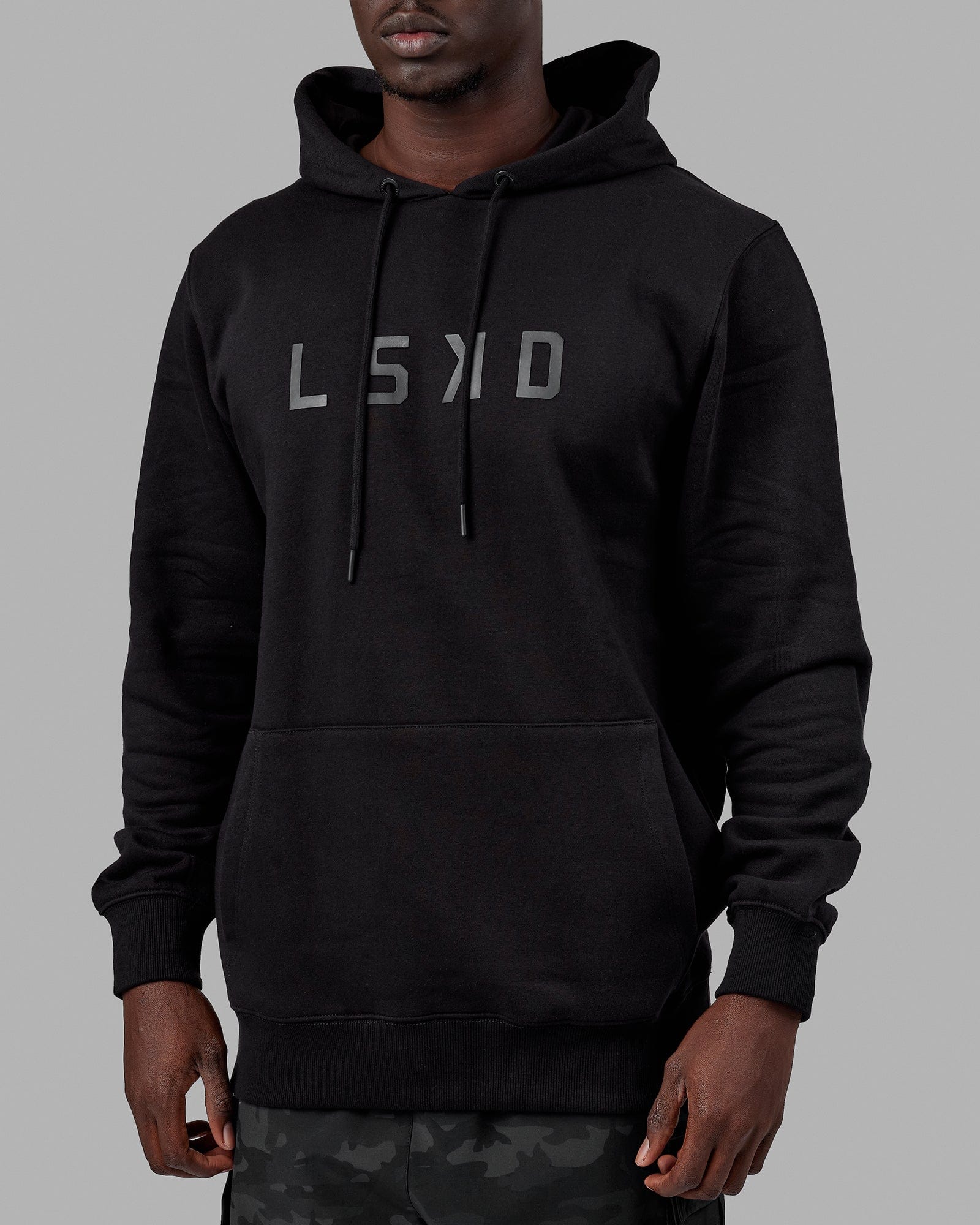 Unisex Structure Hoodie - Black-Black – LSKD