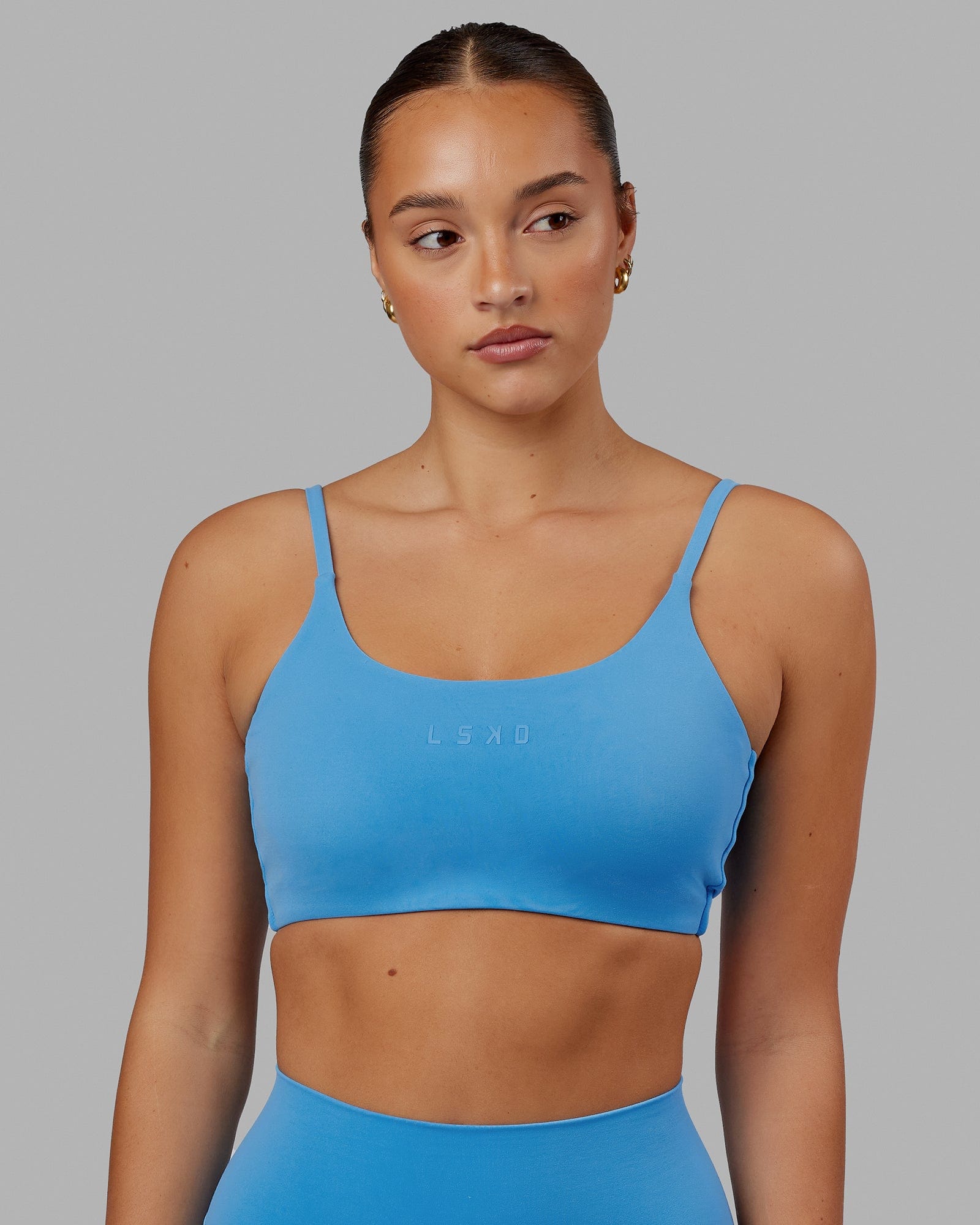 Sky blue 2024 sports bra