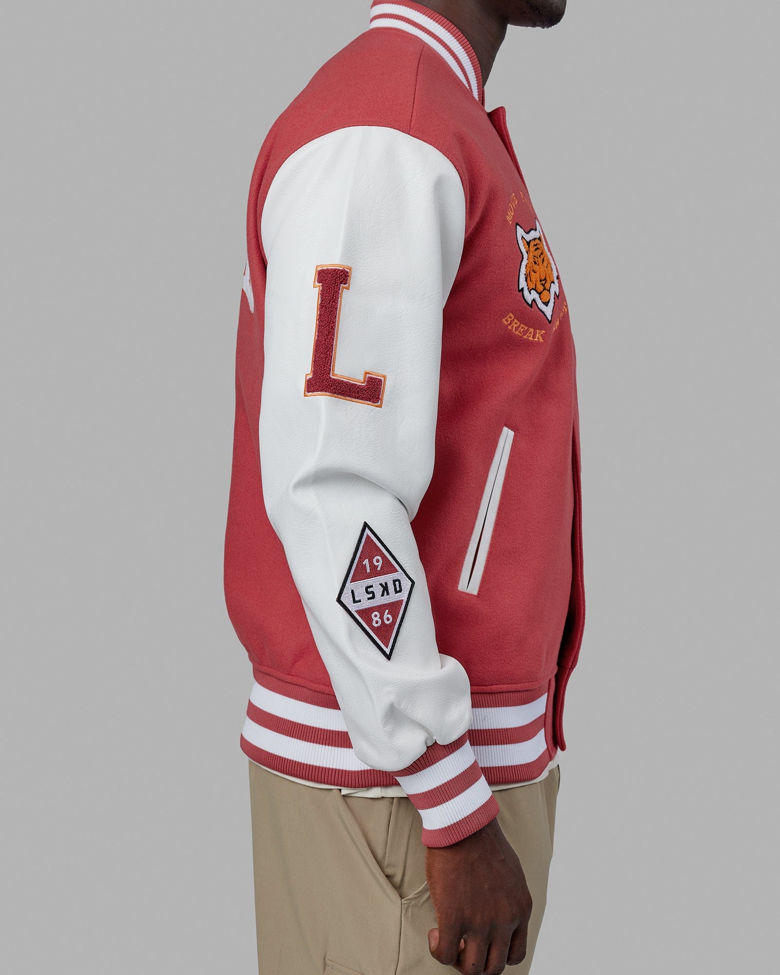 Red hot sale jersey jacket