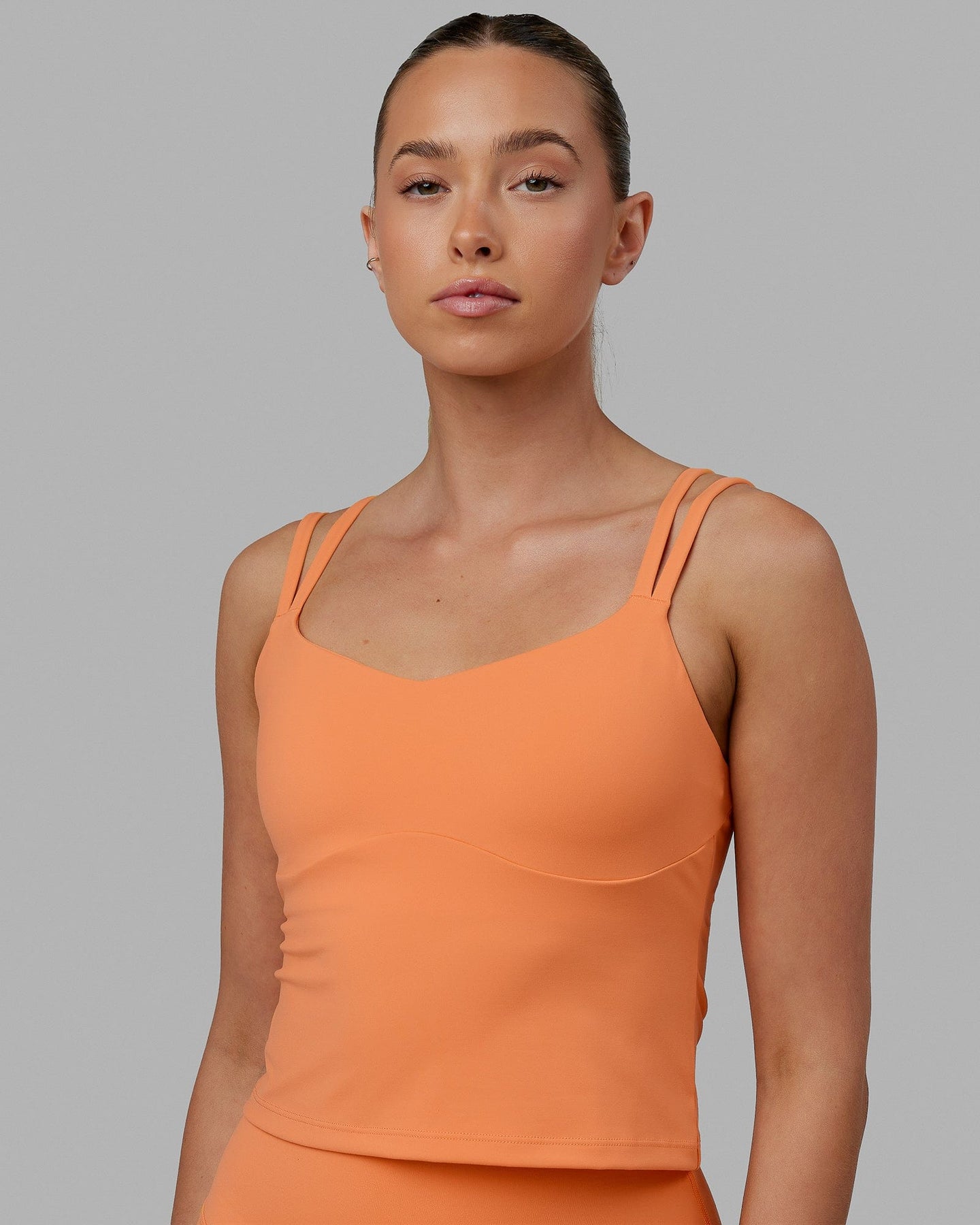 Tangerine Reflective Athletic Tank Tops for Women