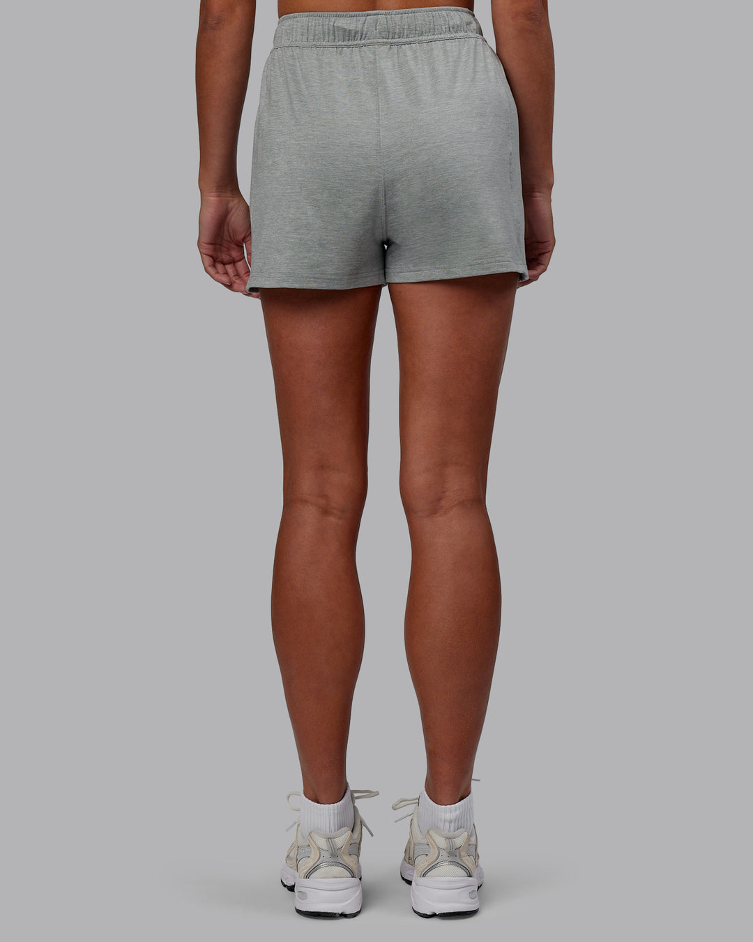 Women Wearing Restore CloudFLX Short - Light Grey Marl