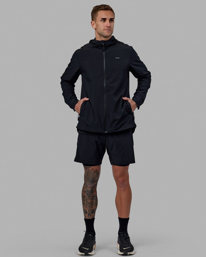 Man wearing Functional Training Jacket - Black
