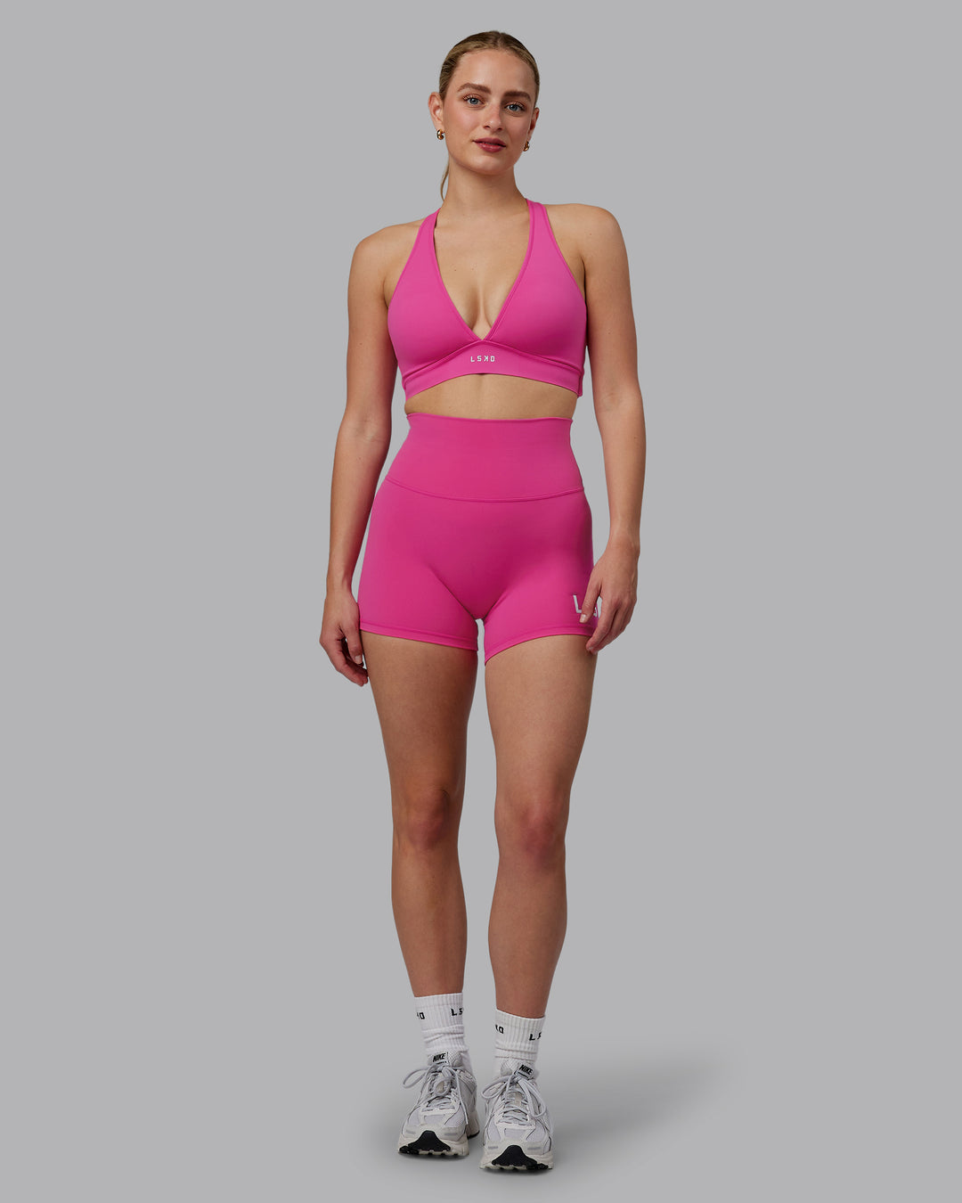 Stamina Sports Bra (D/DD/E) - Fuchsia Pink