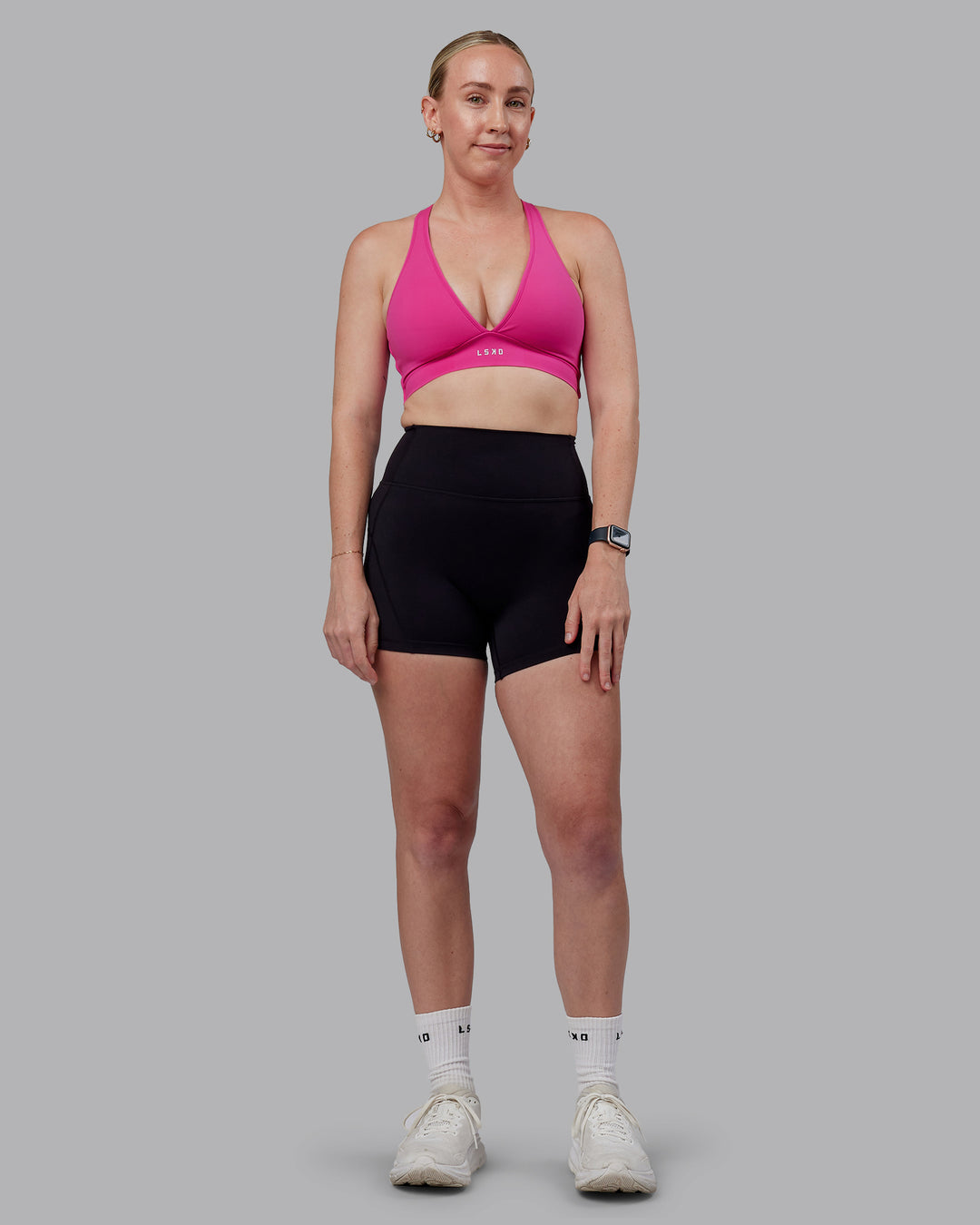 Stamina Sports Bra (D/DD/E) - Fuchsia Pink