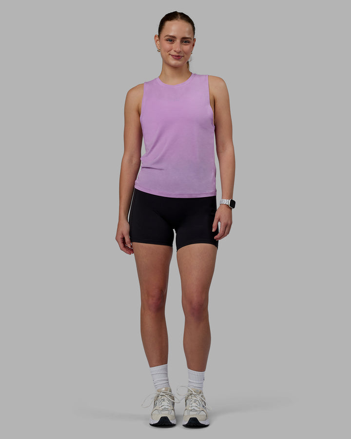 Woman wearing Vital Training Tank - Light Violet
