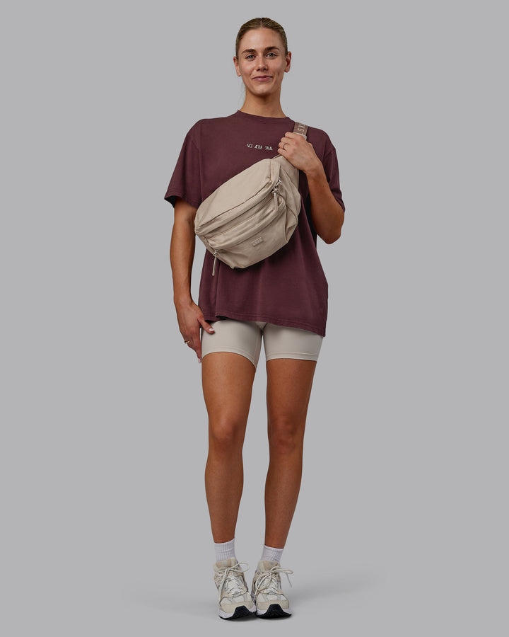 Sara Functional Crossbody Bag - Shale Beige
