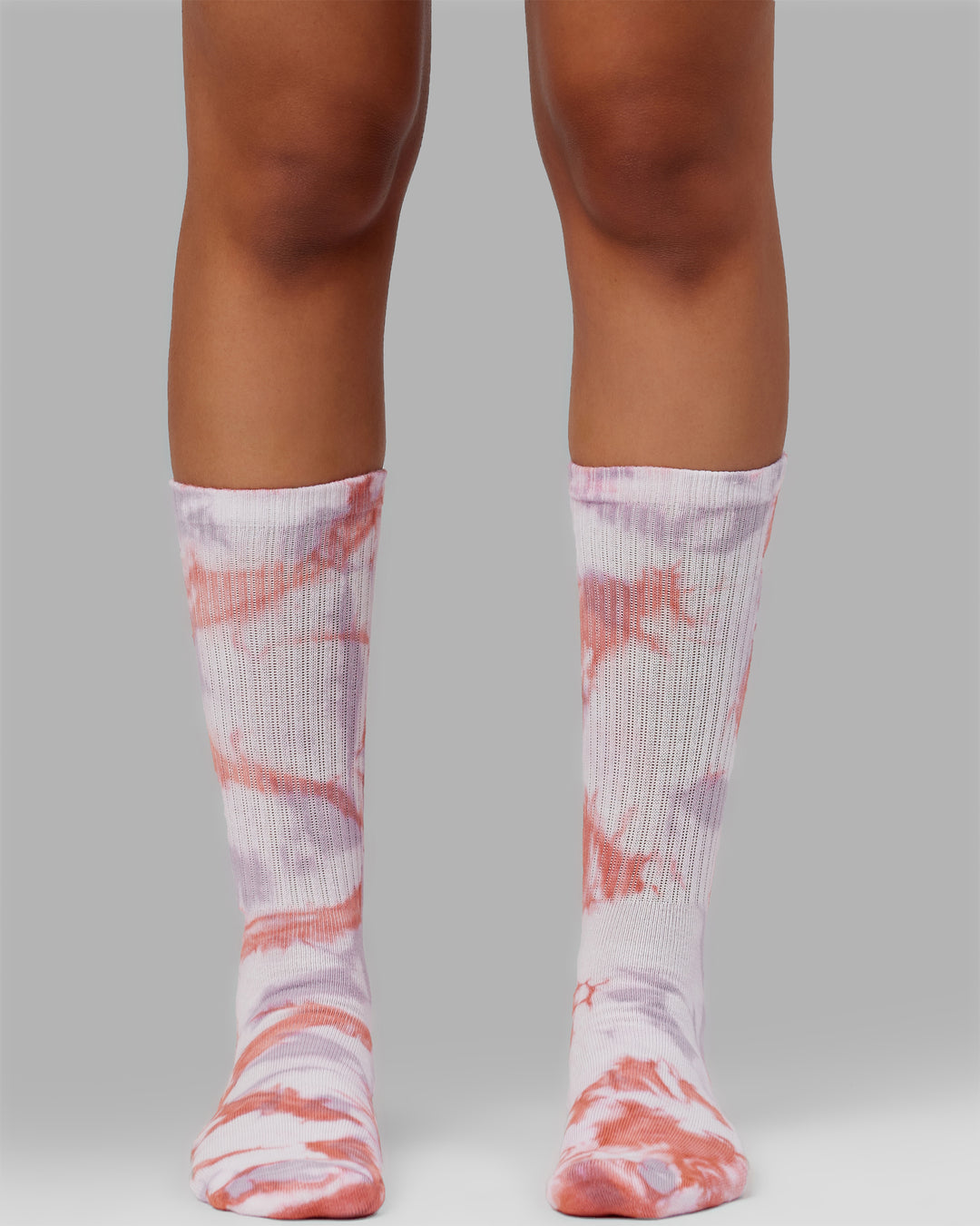 Signal 3 Pack Crew Socks - Tie Dye-Pink-Blue-Green